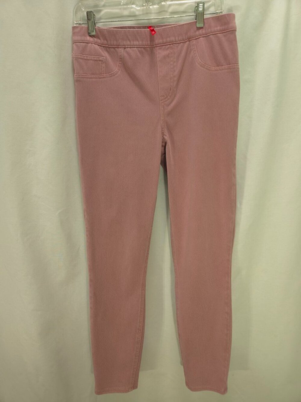 Spanx Pink Pull on Jegging Jeans Womens Large